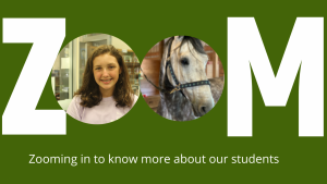 Kendall K. and her horse Goose, compete in Hunters Equitation competition. 